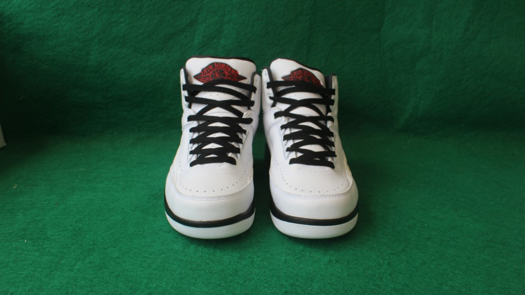 Sup Men Air Jordan 2 Pro Leather White Black Red Shoes